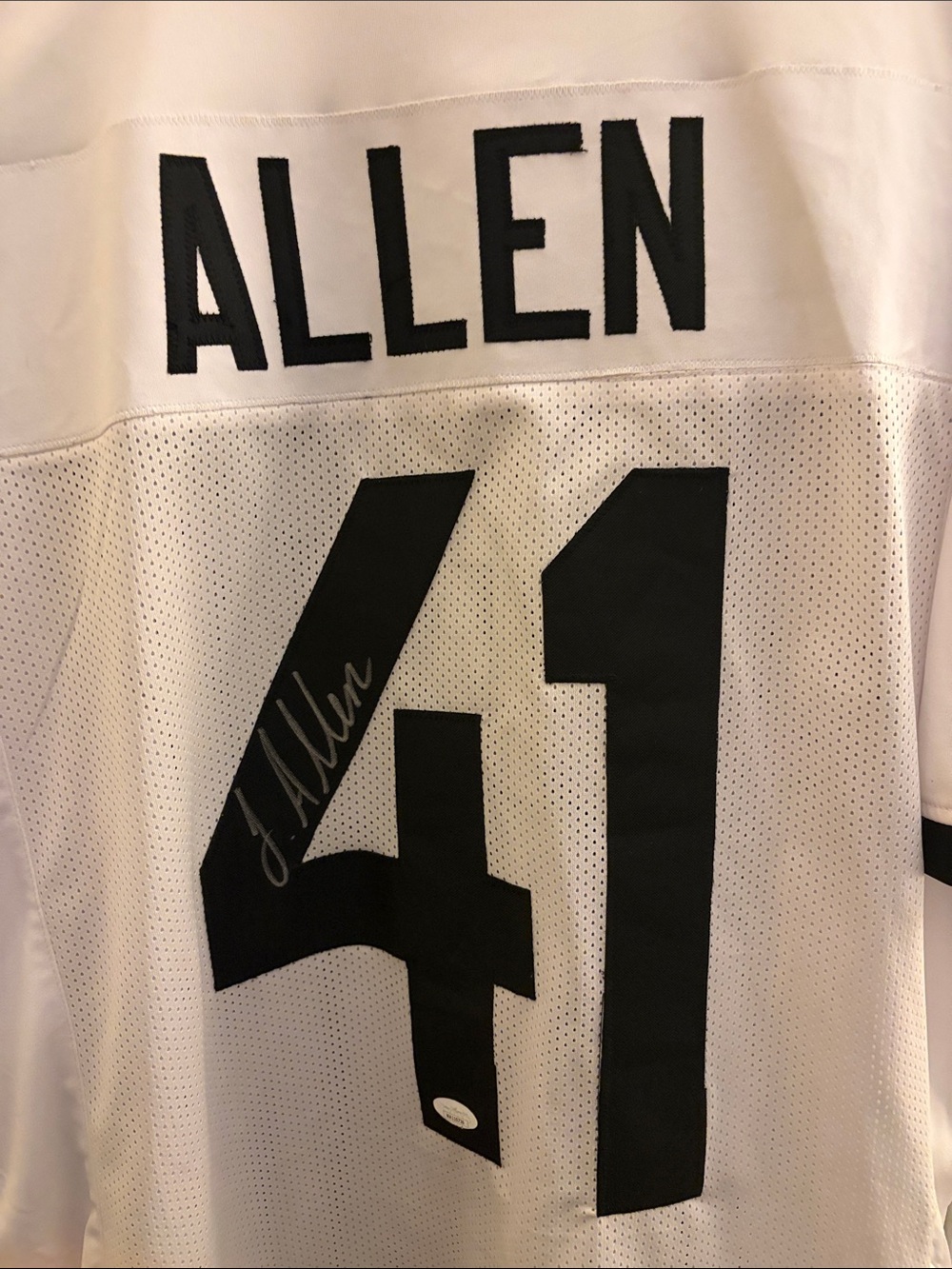 Josh Hines-Allen JSA Witnessed #41 Autographed Football Jersey